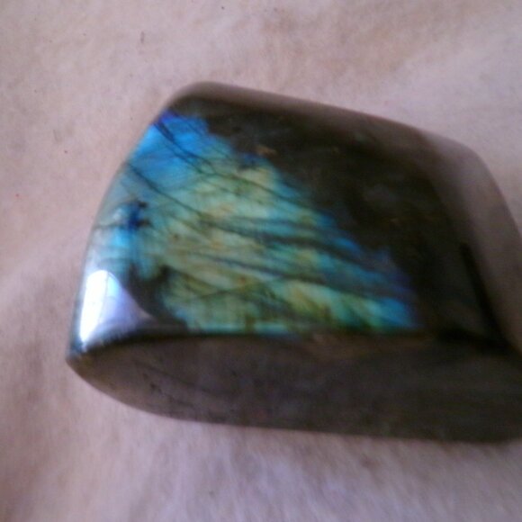 XL Flashy Labradorite Freeform Slab Tower Crystal Speciman - Picture 7 of 11